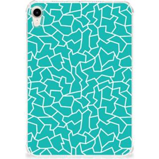 👉 Tablethoes blauw Apple iPad mini 6 (2021) Cracks Blue 8720632928603
