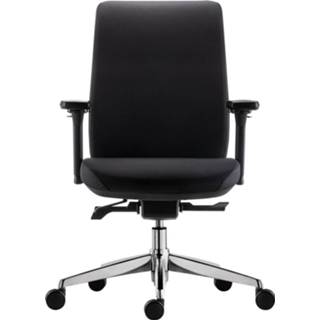 👉 Bureaustoel zwart stuks bureaustoelen Zurich Synchro Chrome 8719327520123