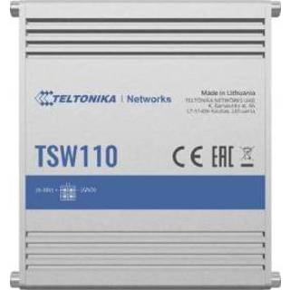 👉 Netwerk-switch Teltonika TSW110 Unmanaged Gigabit Ethernet (10/100/1000) Power over (PoE) B 4779027312958
