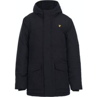 👉 Casual jas jongens zwart Lyle and Scott Parka Coat