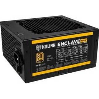 👉 Netvoeding zwart Kolink Enclave power supply unit 700 W 20+4 pin ATX 5999094002432