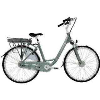 👉 Elektrische fiets donkergroen groen active vrouwen Vogue Basic dames green 49cm N7 468 Watt 8717853993312