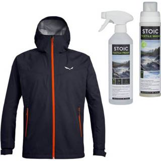 👉 Mannen Salewa - Puez Aqua 3 PTX-Wash-Proof Regenjackenset