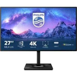 👉 Monitor zwart Philips 279C9/00 computer 68,6 cm (27 ) 3840 x 2160 Pixels 4K Ultra HD LED 8712581765743