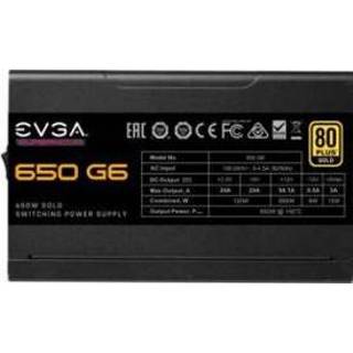 👉 Netvoeding zwart EVGA Supernova 650 G6 power supply unit W 24-pin ATX 4250812439277