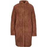 👉 LangerChen - Women's Coat Tiffin - Lange jas maat XS, bruin