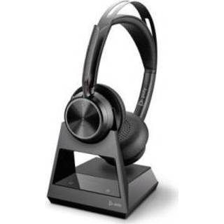 👉 Office headset zwart POLY Voyager Focus 2 Hoofdband USB Type-A Bluetooth Oplaadhouder