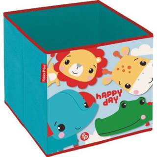 👉 Polyester antraciet groen blauw Fisher-Price opbergbox Animals 31 x cm blauw/groen 8430957103011