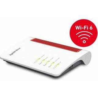 👉 Draadloze router rood wit AVM FRITZ!Box 7530 AX Gigabit Ethernet Dual-band (2.4 GHz / 5 GHz) Rood, 4023125029448