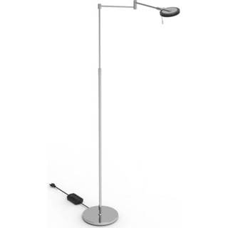 👉 Vloer lamp staal metaal binnen rond zilvergrijs modern mat Steinhauer - Turound vloerlamp 1L 8712746133073