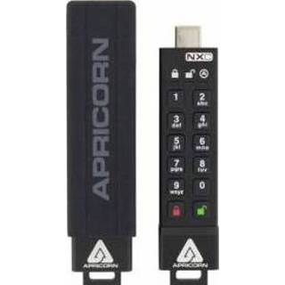 👉 Flash drive zwart Apricorn Aegis Secure Key 3NXC USB 4 GB Type-A 3.2 Gen 1 (3.1 1)