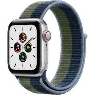 👉 Watch blauw donkergroen Apple SE GPS + Cell 40mm Sil Alu Abyss Blue/Moss Green Sp