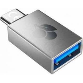 👉 Tussenstuk zilver CHERRY 61710036 voor kabels USB-A USB-C 4025112096860