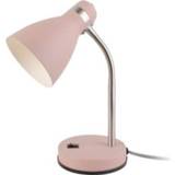 👉 Tafellamp roze IJzer modern Leitmotiv New Study - 8714302703317