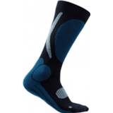 👉 Sock uniseks blauw zwart Aclima - Cross-Country Socks Merinosokken maat 44-48, zwart/blauw 7034041081134