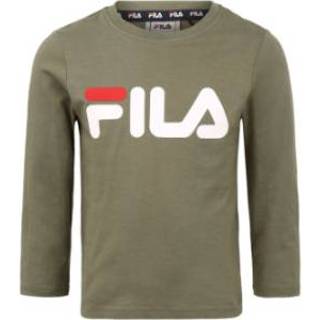 👉 Fila shirt met lange mouwen olvine