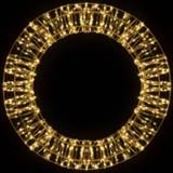 👉 Wit goud Christmas United Kunstkerstkrans - 600 lampjes Warm 8720512260212