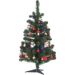 👉 Kunstkerstboom zwart multicolor kinderen Black Box Kind - 90 cm 8718861822212