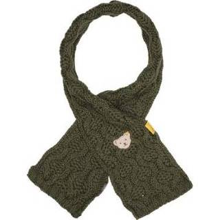 👉 Sjaal groen jongens babymode meisjes Steiff Girls dusty olive 4059991451199