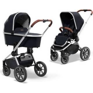 👉 Kinder wagen meisjes blauw kinderen MOON Combi kinderwagen Resea S Basic Navy Collection 2022 4025583039502