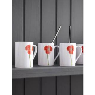 👉 Koffiemok multicolor unisex porselein Set van 6 koffiemokken San Remo Arte Viva