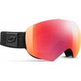 👉 Skibril uniseks XXL grijs roze rood Julbo - Skydome S2-3 VLT 30-15% maat XXL, rood/roze/grijs 3660576577008