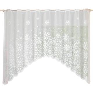 👉 Wit polyester unisex prachtig patroon Boogvormige vitrage Dona Webschatz 4055707123749