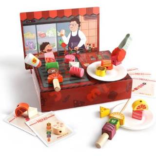 👉 Grill kleurrijk jongens Top B right Toys® Vormpjes Leerbox - BBQ 6971325132162