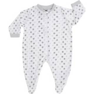 👉 Jacky  Pajamas 1-delige TENCEL - Wit - Gr.56 - Jongen/Meisjes