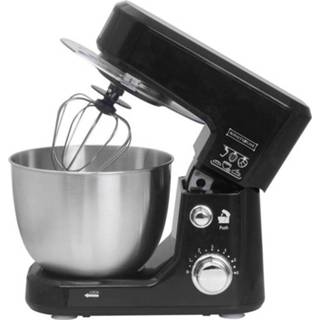 👉 Keukenmachine zwart RVS active Royalty Line - 6 snelheden 4 Liter 1000W 6011607594544