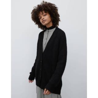 👉 Vest wol XS vrouwen zwart Gebreid 'Eliandro' 4063582861335