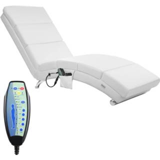 👉 Wit active Casaria Relax Lounger London - met Massage-&Verwarmingsfunctie 4250525372601 6011604434447