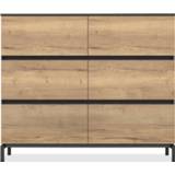 👉 Draaideurkast draaideurkasten eiken Halifax melamine Walden 155 x 160 cm - 1458721202620