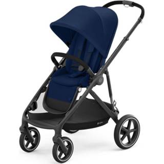 👉 Wandelwagen blauw zwart active merken Cybex Gazelle S Navy Blue/Navy Blue - Black Frame 4058511902869