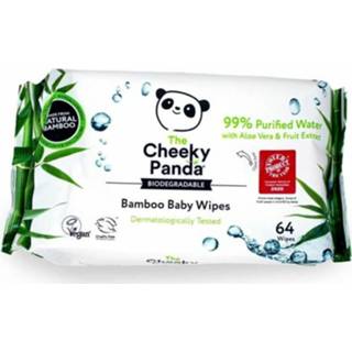 👉 Active baby's Cheeky Panda Baby Wipes Bamboo 64 doekjes 5060561630165