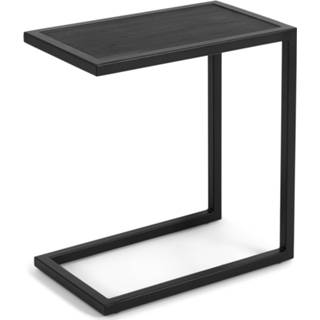 👉 Bijzet tafel eikenhout zwart Bijzettafel Nairobi