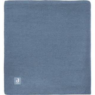 👉 Ledikantdeken blauw Basic Knit Jollein Jeans Blue 100 x 150 cm 8717329362901