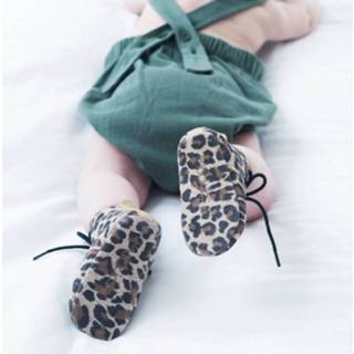 👉 Babyschoenen grijs goud neutraal XS gratis retourneren baby's Mavies Classic Babyschoentjes Leopard / Gold Mt. 7438247453458