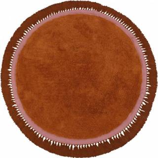 👉 Vloerkleed active Tapis petit lily - rust -Ø 110 cm 8719992836703