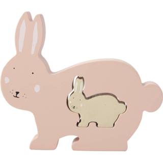 👉 Houten Mrs. Rabbit baby's Trixie Babypuzzel 5400858361738