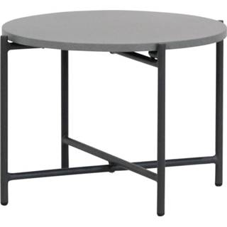 👉 Terrastafel aluminium anthracite lounge tafels grijs-antraciet Saka tuintafel 50 cm ø 7435147681639