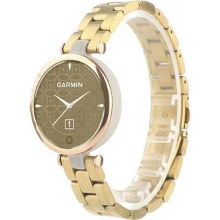 👉 Stalen band goud Strap-it® Garmin Lily (goud) 8720391668918