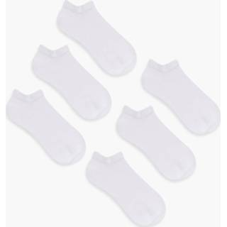 Sportsokken wit One Size (6 Paar), White