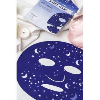 👉 Face Facts Night Time Printed Sheet Mask Gezichtsmasker, Purple