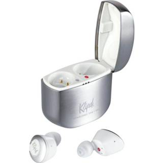 👉 Oortelefoon zilver Klipsch T5 II True Draadloze met Oplaadhoesje - 743878044447