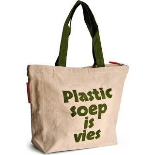 👉 Soep plastic Sterke Shopper Gerecycled Materiaal - is vies