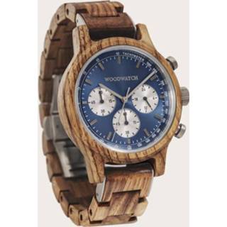 👉 Horloge houten hout bruin Chrono Mariner Kosso 7446055047073