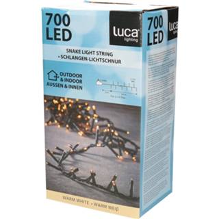 👉 Witte wit kunststof active Clusterverlichting 700 warm lampjes met timer 14 m