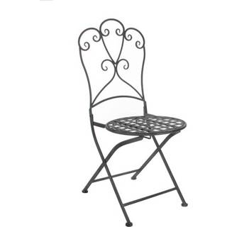 Greenware stoel sara maat in cm: 39 x 39 x 92.5 grijs - GRIJS