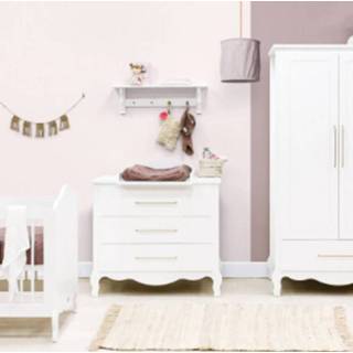 👉 Commode elena wit baby's Bopita Babykamer | + Kast 3-Deurs
